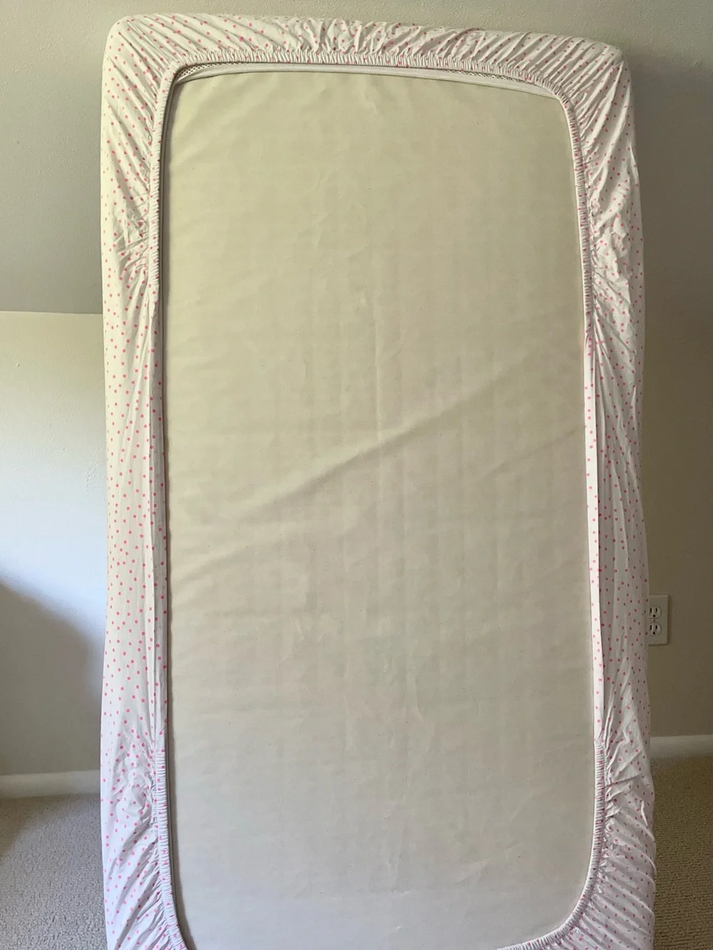 Pottery Barn Kids: Monique Lhuillier Neon Dots Organic Crib Fitted Sheet